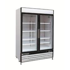 Two Swinging Glass Door Cooler, Maxx Cold N2