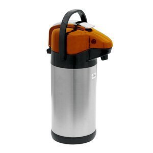 Update International (NVSL-25OR) 2-1/2 L Sup-R-Air Decaf Airpot w/Orange Top