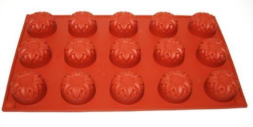 Silicone Sunflower .78 Oz. 15 Cavities