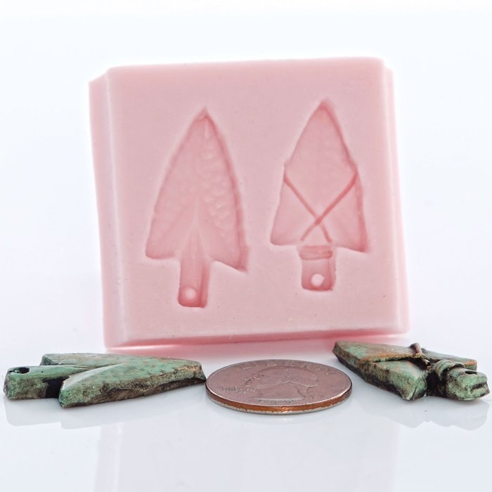 Arrow Head Silicone Mold Cake Decorating Fondant, Chocolate, Candy, Craft & Jewelry Mold Resin, Polymer Clay N5