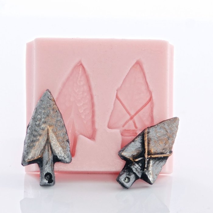 Arrow Head Silicone Mold Cake Decorating Fondant, Chocolate, Candy, Craft & Jewelry Mold Resin, Polymer Clay N6