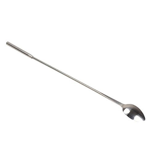 Spoon - SODIAL(R) 12'' Bar Spoon Cocktail Mixing Spoon, Stainless Steel N5