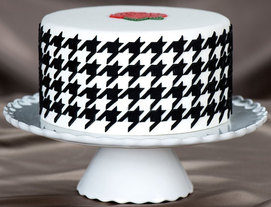 Houndstooth Silicone Onlay