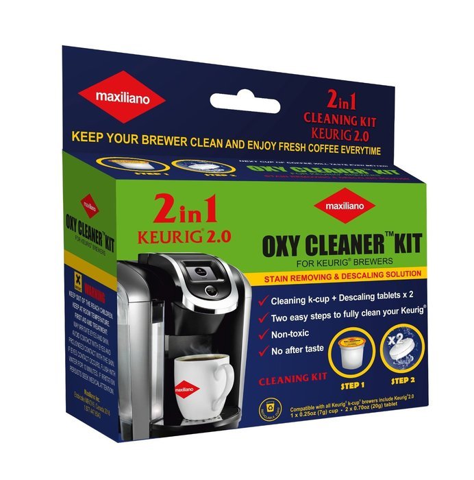 Descaling Kit, Descaler for Keurig 2.0, For all K-Cup Brewers, Biodegradable, Non Toxic N2