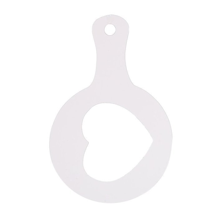 Christmas Designs PP Plastic Coffee Flowers Die Fancy Coffee Printing Template Model Milk Foam Spray Tool 8PCS... N39
