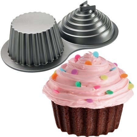 Dimensions Giant Cupcake Pan-5.5x8.25x3.75 N2