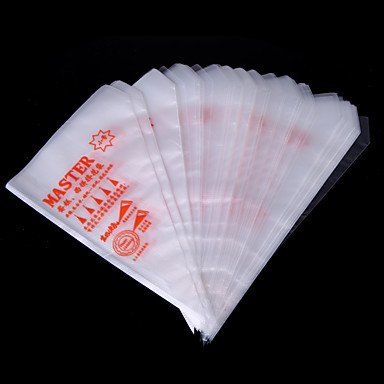 Sher 100 PC Small Size Disposable Piping Bag Icing Fondant Cake Chocolate Cream Decorating Pastry Tip Tool N3