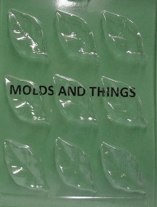 LEAVES Chocolate Candy Mold With &copy; Molding Instruction -set of 3
