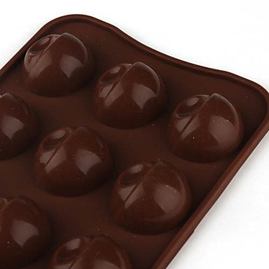 Sher Silicone Gold Ingot Shaped Sugarcraft Mold for Candy/Cookie/Jelly/Chocolate N2
