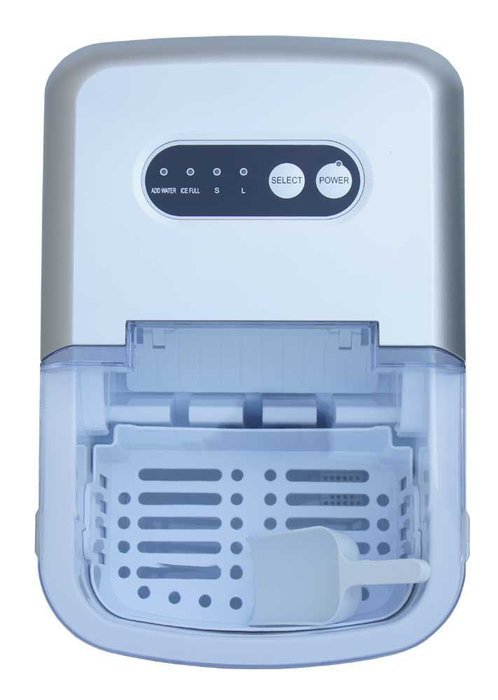 SPT IM-124S Portable Ice Maker, Silver N2