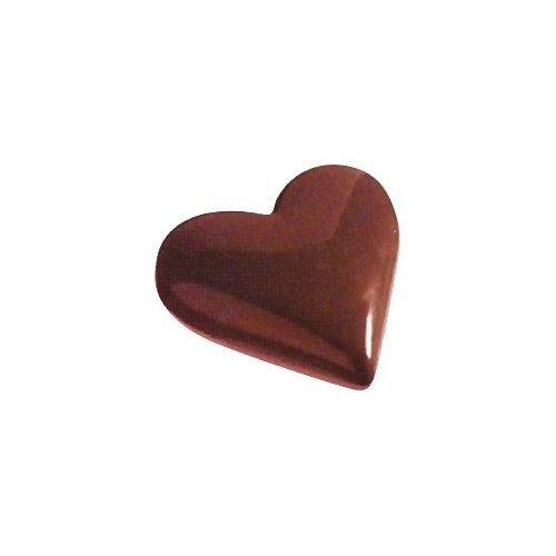 Fat Daddio's Polycarbonate Candy Mold, Heart, 8 Piece Tray