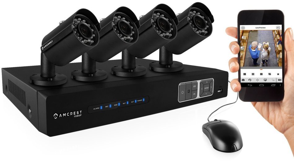 1080P HD 4CH 2TB DVR W/ 4XB (BLACK) N3