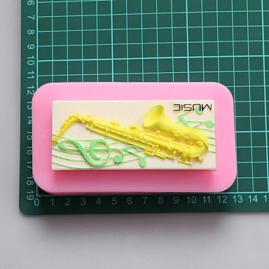 Sher Sax Chocolate Silicone Molds,Cake Molds,Soap Molds,Decoration Tools Bakeware N3