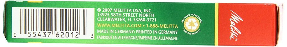 Melitta Cone Coffee Filters, Natural Brown, No. 4, 100-Count Filters (Pack of 6) N11