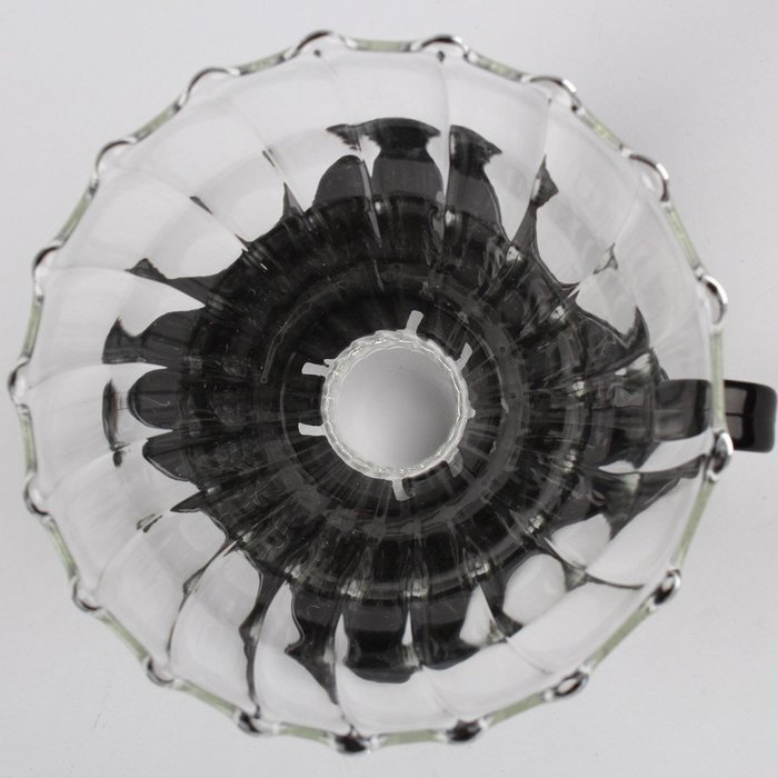 Ocathnon VDG-02B V60 Glass Coffee Dripper Clever Coffee Filter 300ML (Flannel Filtering bag is included) Glass... N6
