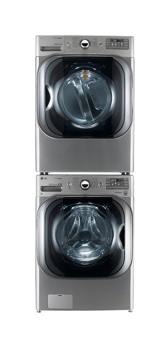 LG Titan Laundry Pair - MEGA CAPACITY - *Graphite Steel* Washer and GAS Dryer Package! WM8000HVA, DLGX8001V N6