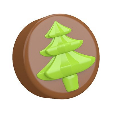 SpinningLeaf Tree Sandwich Cookie Mold N3