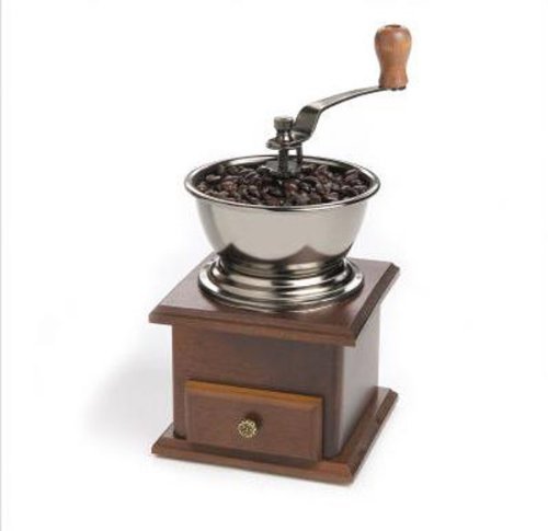TOOGOO(R) Mini Wooden Coffee Bean Spice Vintage Style hand grinder N3