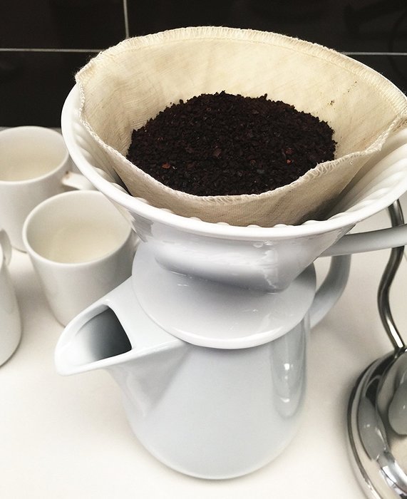 P&F(3 pack)Natural Reusable Cone Coffee Filters #4 Melitta Style, No Harmful Chemical, All Natural N2