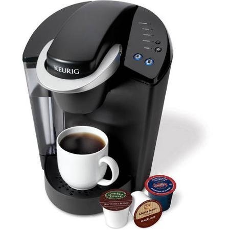Single Serve Elite K40 Coffee Making, 1 Minute Brewing System, Black