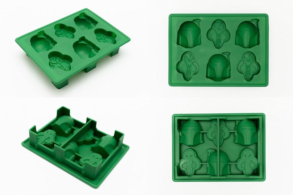 Silicone Ice Cubes Trays Molds for Star Wars Candy Gummy Chocolate Crayon Soap - Set of 6 N7