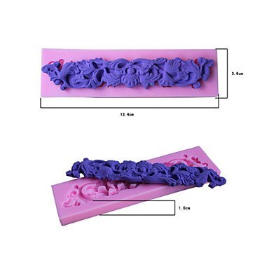 Y&XL&H Bakeware Silicone Vine Pattern Fondant Mold Cake Decoration Mold