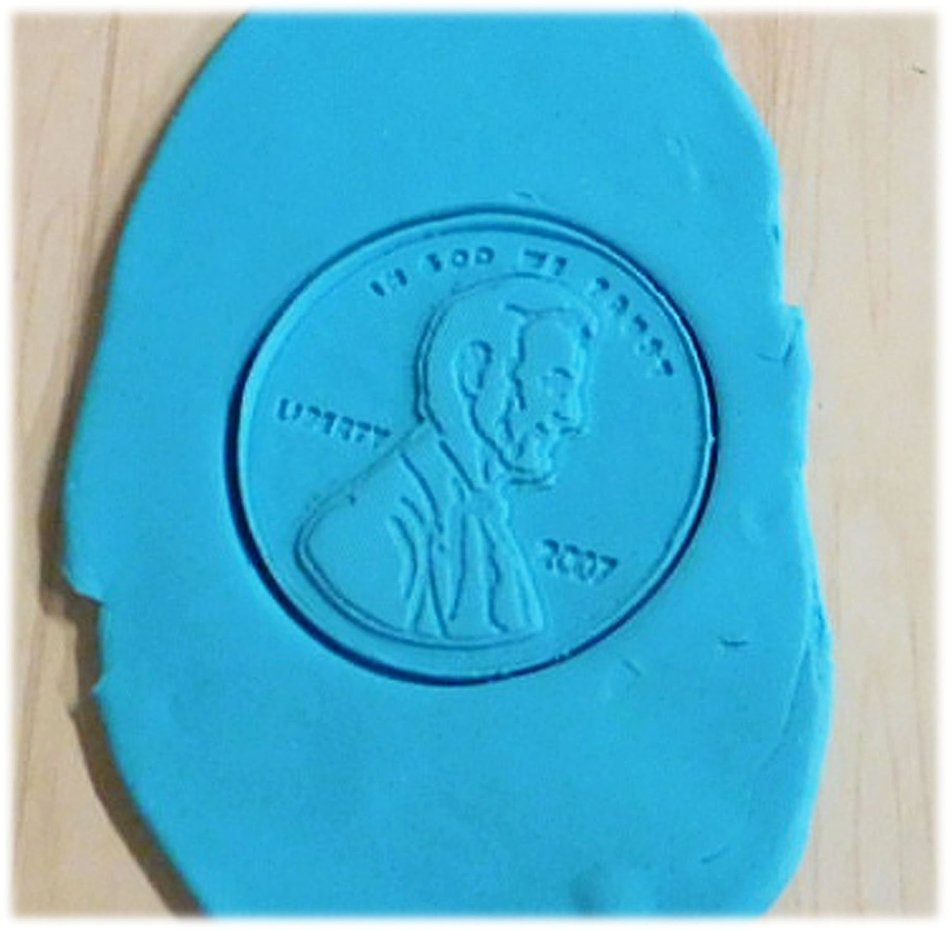 Penny Money Shape Cookie Cutter and Stamp #1015 N2