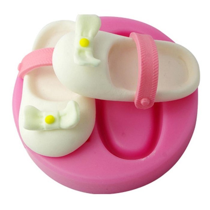 FOUR-C Chocolate Moulds 3D Baby Fondant Molds Color Pink N2