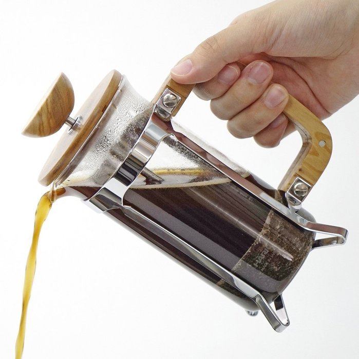 Hario CPSW-4-OV Cafe Press Wood for 4 cups