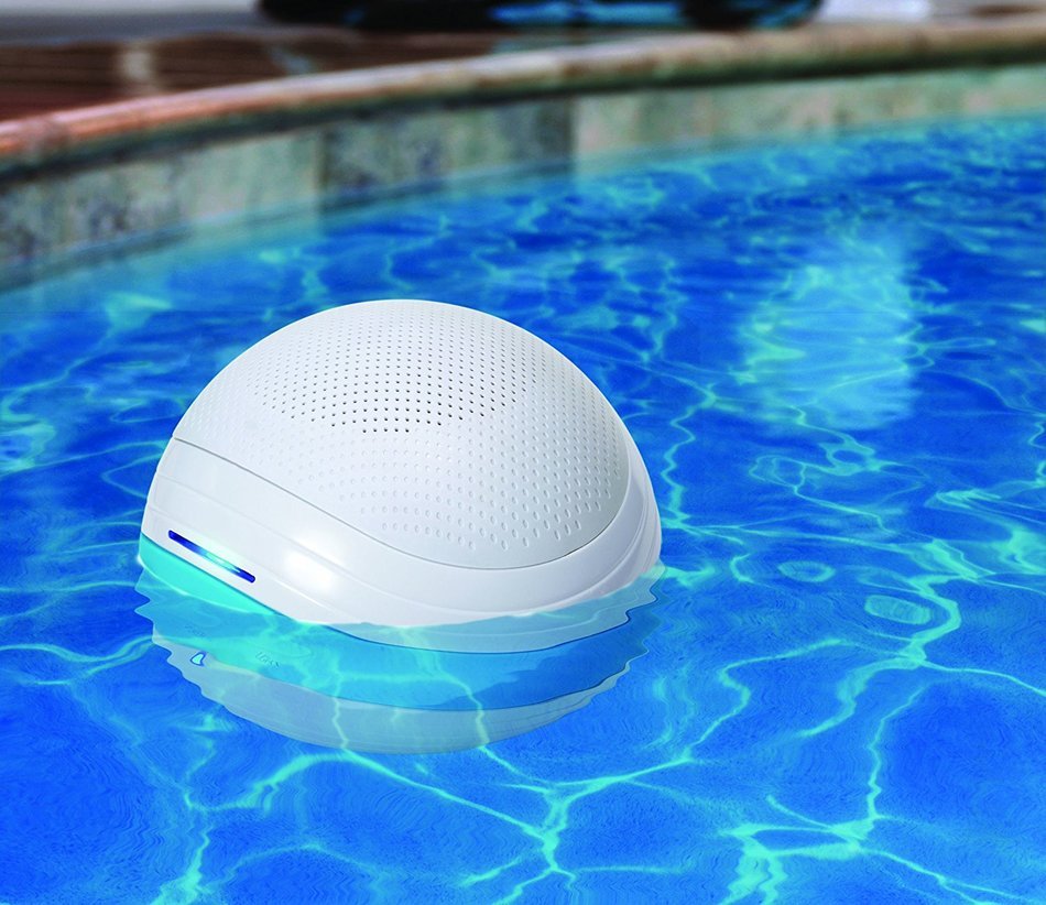 GoodTimes Wireless Bluetooth Floating Sound System for Swimming Pools ...