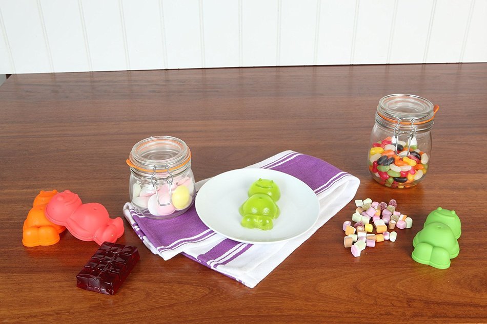 Swift Set of 3 Jelly Baby Shape Moulds for Jellies, Blancmanges, Cakes, etc. N3