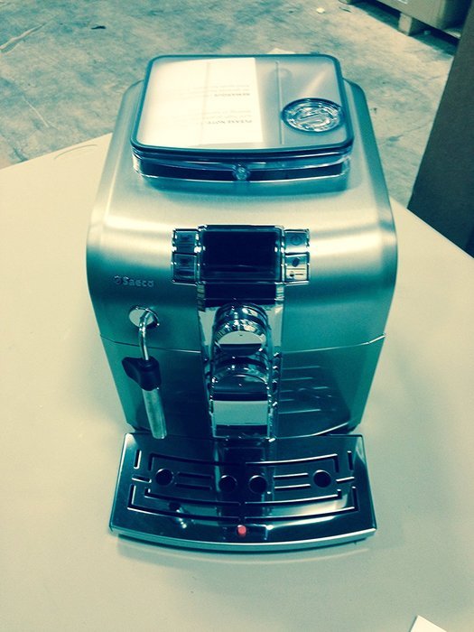 Saeco Philips Syntia Super-automatic Espresso Machine HD8837/47 Stainless Steel N4