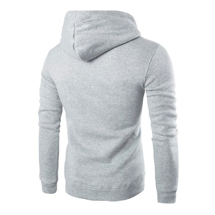 Men's Outwear,Laimeng Cotton Blend Retro Long Sleeve Hoodie Hooded Sweatshirt Tops Jacket Coat Outwear (L, Red) N12