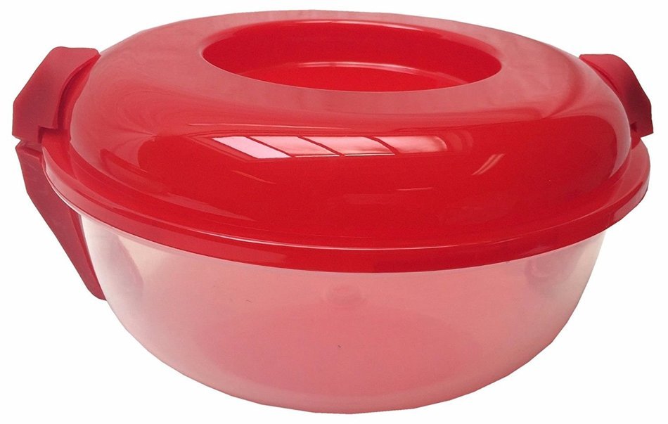 LavoHome Premium Double Speed Red Microwave Turbo Cooker N2