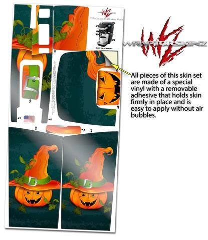 Halloween Mean Jack O Lantern Pumpkin - Decal Style Vinyl Skin fits Keurig K10 Mini Plus Coffee Makers (KEURIG... N2