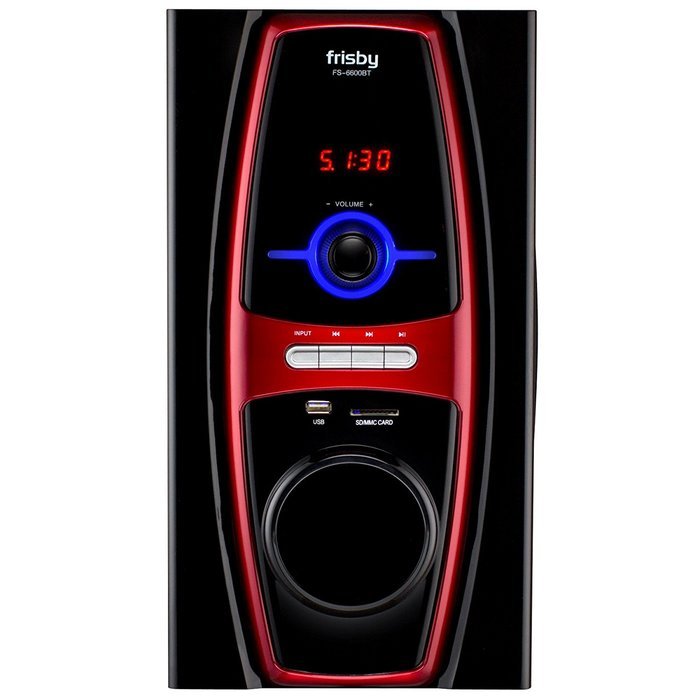 Frisby FS-6600BT 5.1 Channel Stereo Home Theater System w/ Tower Satellite Speakers & Bluetooth / USB / SD / AUX... N6