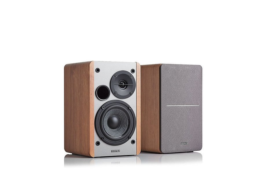 Edifier R1280T Powered Bookshelf Speakers - 2.0 Active Near Field Monitors - Studio Monitor Speaker - Wooden Enclosure... N4