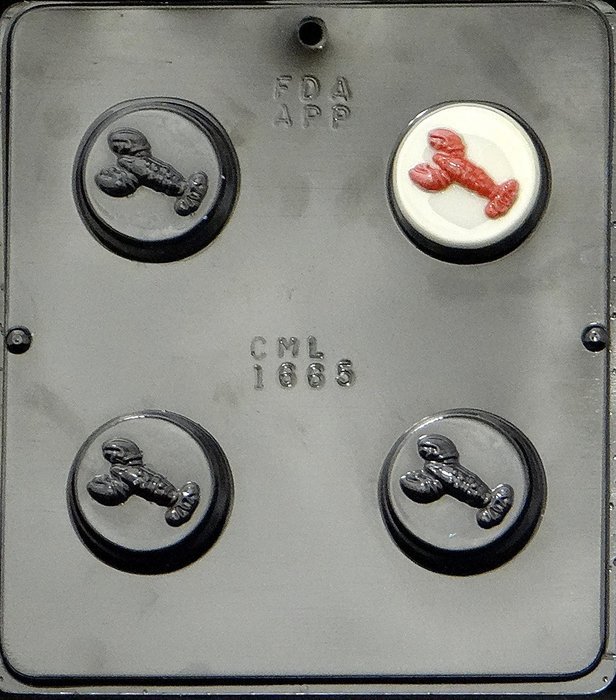 Lobster Oreo Cookie Sandwich Chocolate Candy Mold 1665