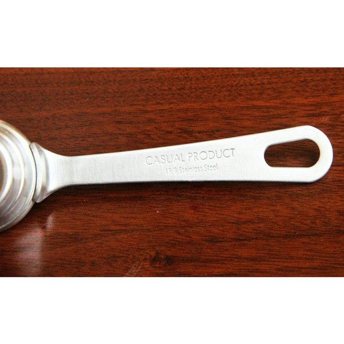 HAPPYNUTS COFFEE SCOOPS Multi Level Doser Scoop, Stainless Steel Condiment Coffee Measuring Scoop Marked 5mL/10mL... N5