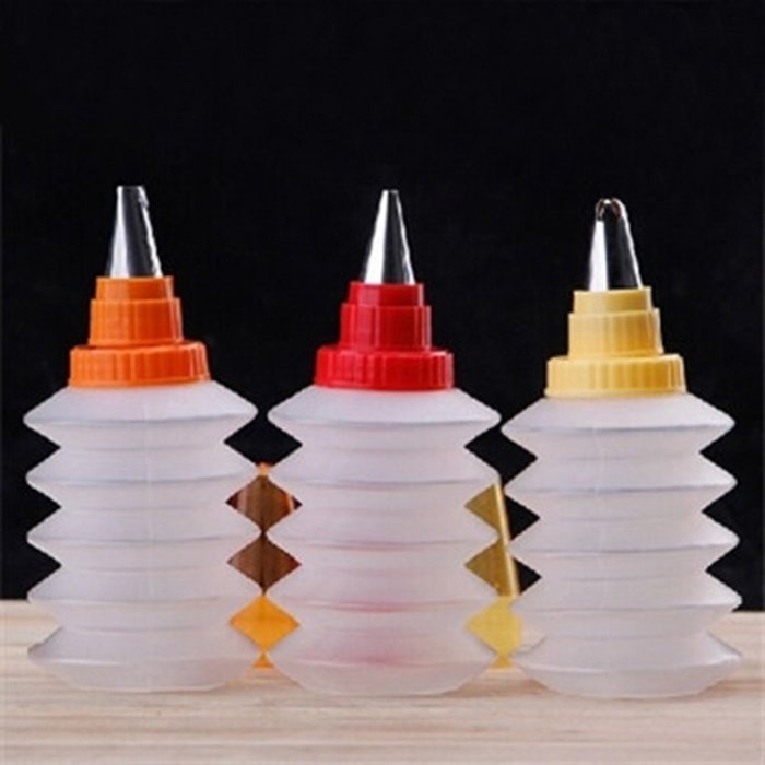 Dealglad&reg; 3pcs/set Cake Cookie Cupcake Muffin Icing Piping Nozzles Pastry Squeeze Bottle Decorating Tips Tool N5