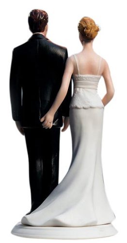 Weddingstar The Love Pinch Bridal Couple Figurine, Caucasian Couple