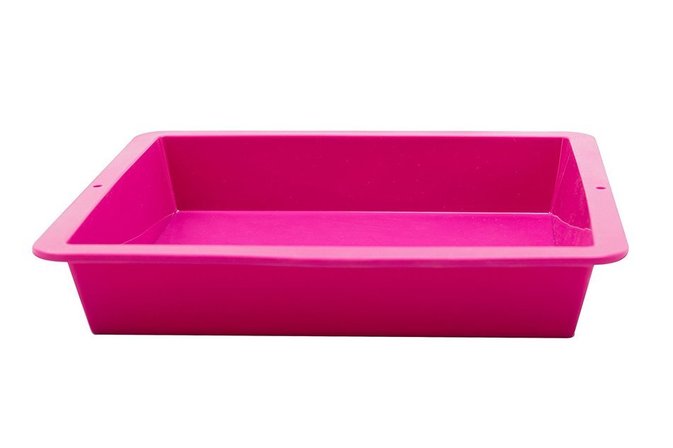 Marathon Housewares KW200013GR Premium Silicone Square Cake Pan, Green N15