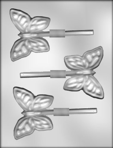 CK Products 3-1/2-Inch Butterfly Sucker Chocolate Mold