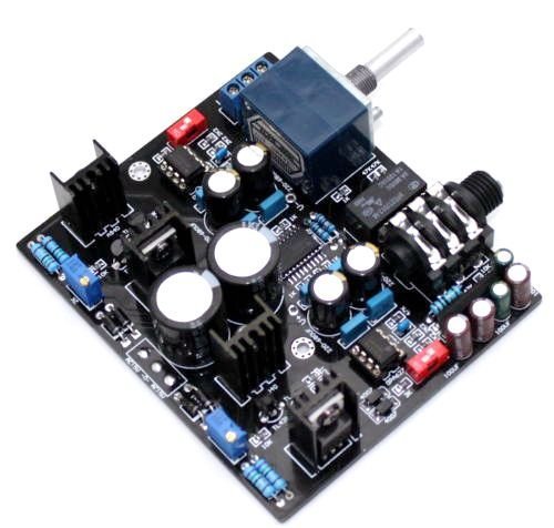 TPA6120A NE5534 Headphone AMP Board + Stereo ADC +UPC1237 Protective Circuit N3