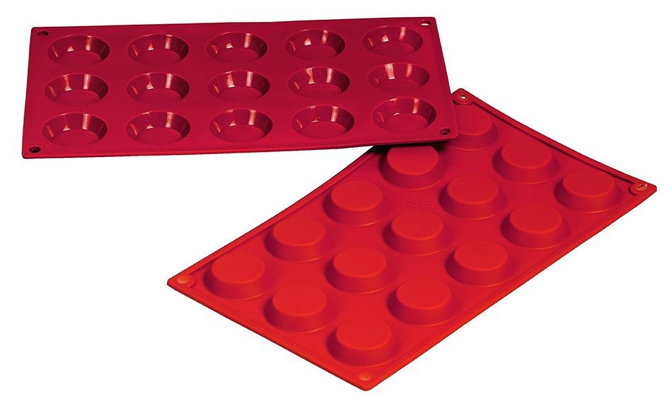 Fat Daddio's 0.68-Ounce Silicone Bakeware, Flan