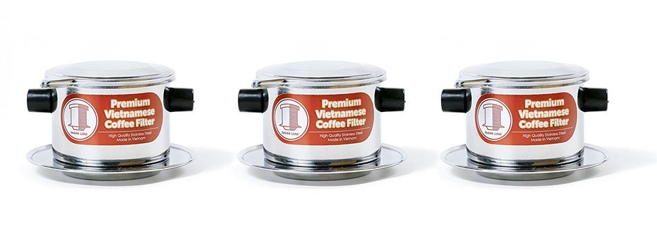 Vietnamese Coffee Filter Phin 11 Ounce (Large), Gravity Insert, One Cup N10