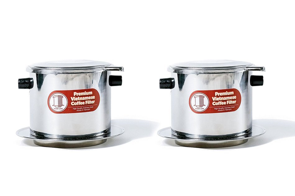 Vietnamese Coffee Filter Phin 11 Ounce (Large), Gravity Insert, One Cup N11