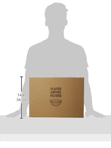 Natural Brew Basket Coffee Filters, 8-12 Cup, Natural Brown Paper, 200-Count Bags (Pack of 12) N2