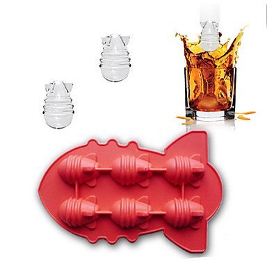 Y&XL&H Silicone Atomic Bomb Shape Ice Cube Freeze Mold Ice Cream Tools 3D Shape Ice Tray Cool(Random Color)