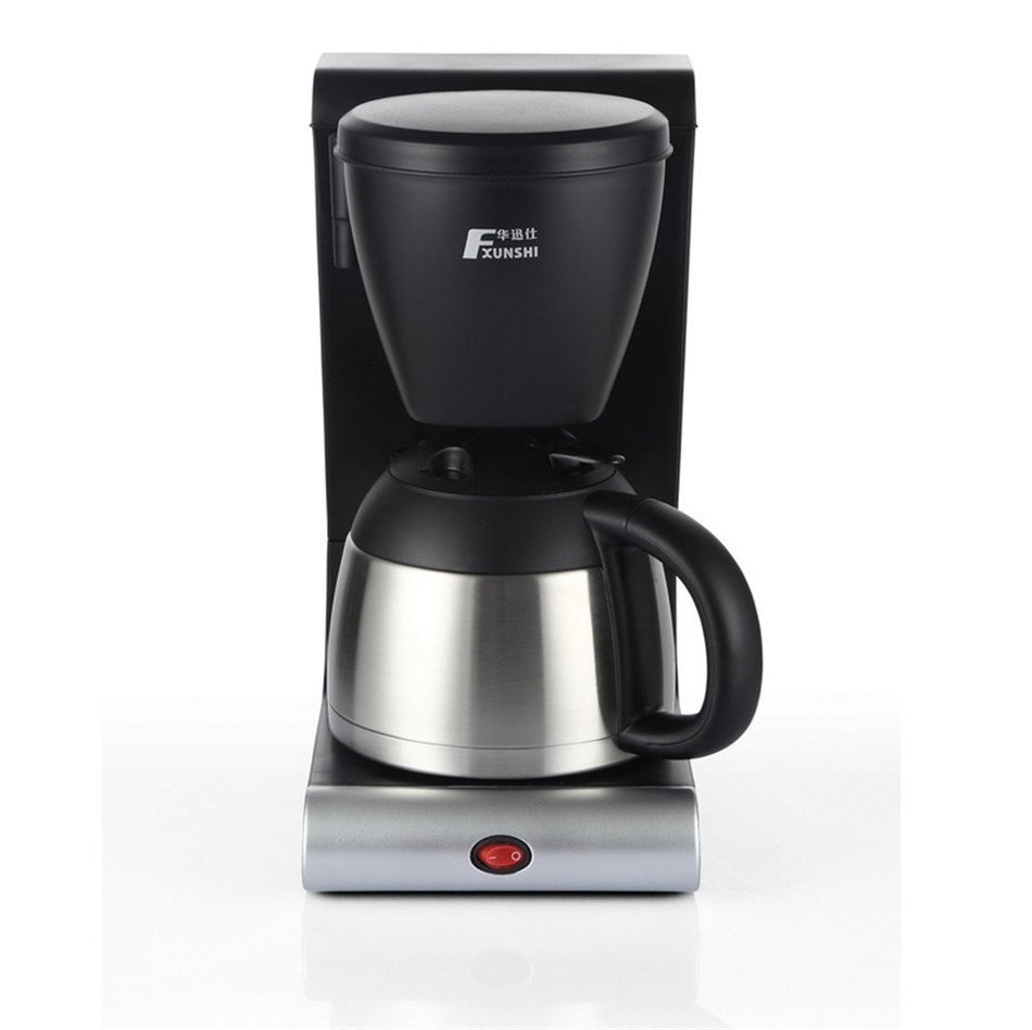 Royal- MD-215 American Style Fully Automatic Drip Coffee Machine Large Capacity Stainless Steel Anti-dry Thermal... N4
